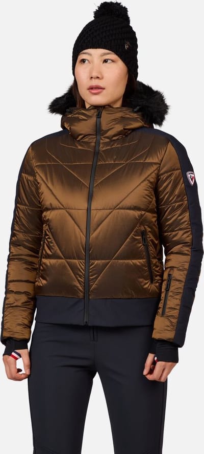 Rossignol Ventina Bomber ski jas dames - brons - maat L