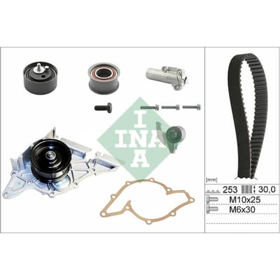 Schaeffler Ina Waterpomp + distributieriem set PowerGrip® INA 530 0179 33