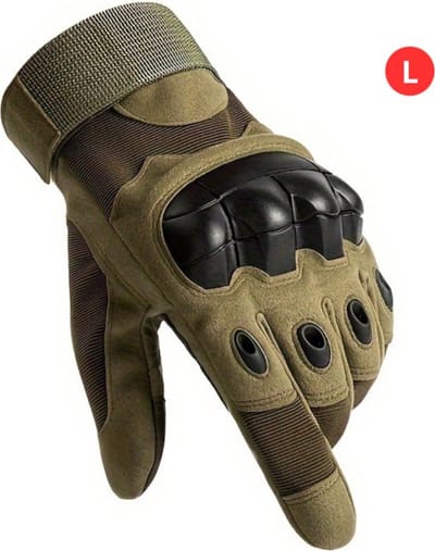 Bovista Airsoft Handschoenen - Tactical - Tactical Gloves - Leger - Tactical Handschoenen Hardknuckle - Paintball - Militaire - Groen L