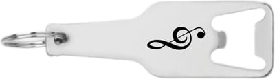 Akyol - muzieknoot flesopener - Muzieknoot - cadeau muziekliefhebber - leuk cadeau voor je vriend om te geven - verjaardag muzikant - 105 x 25mm