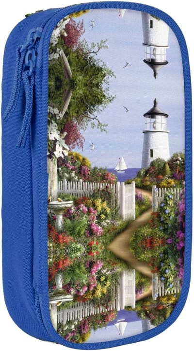 Etui Grote Capaciteit - Pennendoos Opbergtas - Hobby Benodigdheden - Duurzaam 3 Vakken - 20.5cm x 10.5cm - Kleurrijk