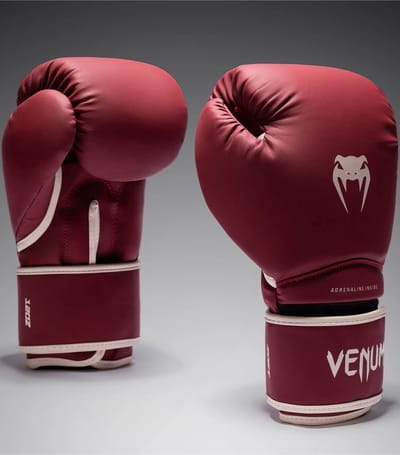 Venum Contender 1.5 Bokshandschoenen Bordeaux Rood Zand - 8 OZ