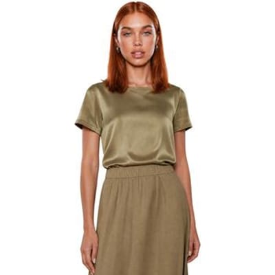 T-shirt Korte Mouw I Am Top Viscosa Satinato 1951V39