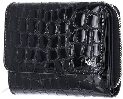 Golden Head Leren portemonnee Cayenne RFID Protect RV-Börse 3316 Schwarz zwart