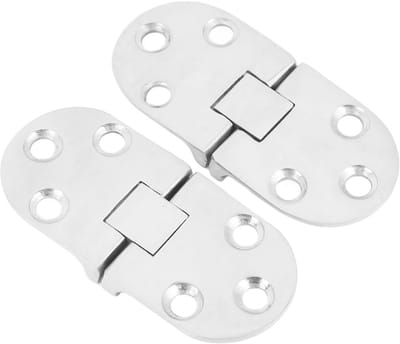 SnelShoppen - Marine Grade Scharnier 2 Stuks Zware Deurscharnier 316 RVS Marine Grade Hinge Voor Boot RV Deur Raam
