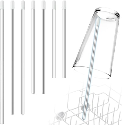 Praktische flessenhouder voor de vaatwasser - Geschikt voor SodaStream flessen en andere flessen met verlengde siliconen dop - Ideaal voor efficiënt reinigen en organiseren