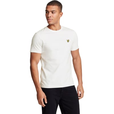 Lyle & Scott Oversized T-shirt met ronde hals van katoen voor heren (Wit)