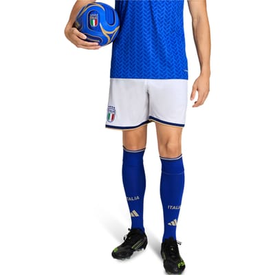 Adidas Italy Korte Broeken Heren - Wit - Maat XS - Poly Mesh