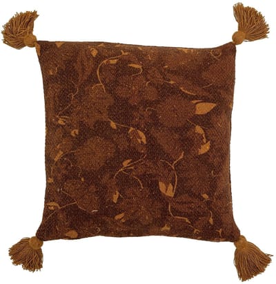 Bloomingville Kussen gerecycled katoen rood Ganja 45x45cm