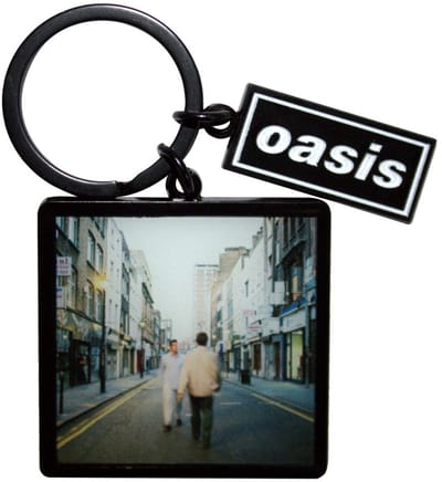 Oasis - What's The Story Album Decca Logo Charm Sleutelhanger - Multicolours/Zwart