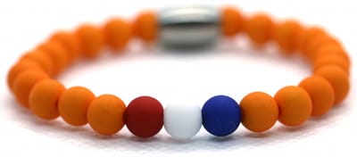 IbizaMen KIDS - Jongens - Meisjes - armband - ORANJE - Nederlands elftal - WK 2026 - 6mm - 16cm