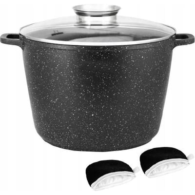Brunbeste Marmeren Kookpan 24cm – 6.2L – Anti-aanbak – Voor alle kookplaten, incl. inductie