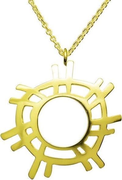 AuBor ®. Hanger. Goud. De zon.