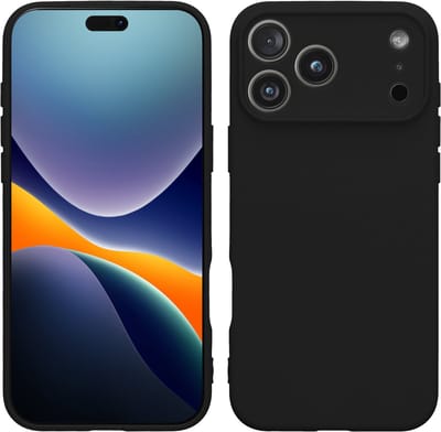 kwmobile telefoonhoesje geschikt voor Apple iPhone 18 Pro Max / iPhone 17 Pro Max - Hoesje voor smartphone - Back cover in mat zwart
