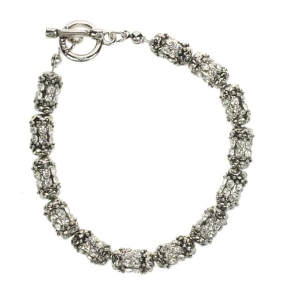 Behave - Armband met glassteentjes - klassieke stijl - avondlook