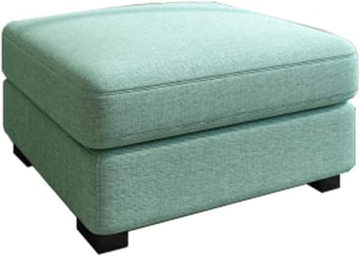 Zitkist voetenbank - Ottomaan poef - Schoenen wisselen - Hoge elasticiteit spons - 55x55x38cm - Groen