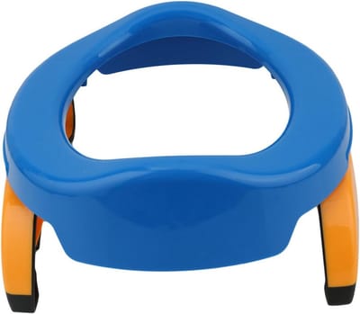 Opvouwbaar Potje - Draagbaar Toilet - Zindelijkheidstraining Kind - Snel Gemonteerd - 23.5 cm - Blauw