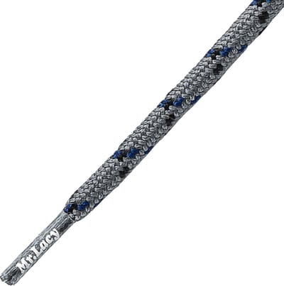 Mr.Lacy schoenveters-Rond-Hikies licht/grey-navy 120 cm lang 4 mm breed