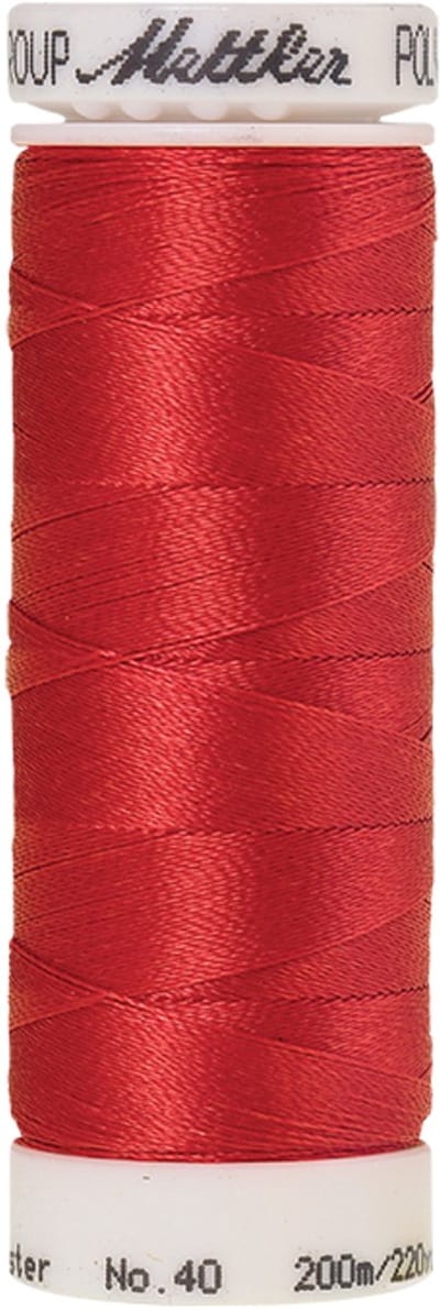 Mettler borduurgaren - Rood - Nr 1725 - Polysheen - 200 meter