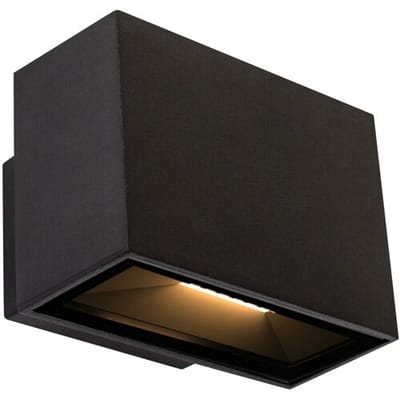 KS Verlichting Segment Up en Down Muurlamp Zwart Small