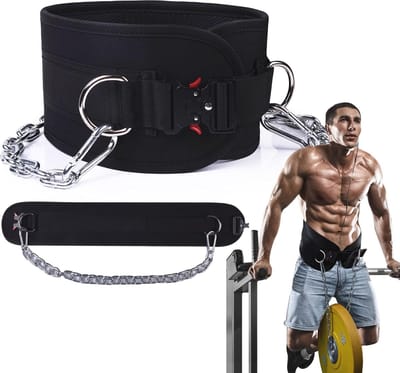 Dipriem voor Gewichtheffen met Ketting - Ideaal voor Pull-ups en Powerlifting