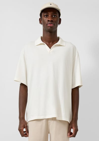 s.Oliver -qs Poloshirts White Größe: XL | Basic T-Shirts Outlet | Herren | Weiß