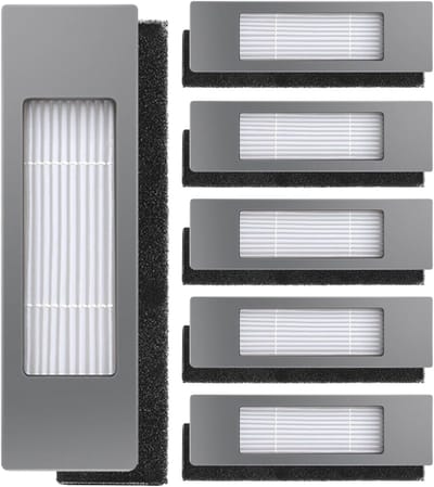 6 Stuks Filters gescht voor Ecovacs T5 /T5 MAX /T8 /N5 /DX55 /DJ65 - Stofzuiger onderdeel - Stofzuigerfilter - Stofzuigers