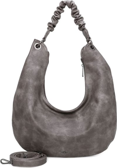 Fritzi aus Preußen Schoudertas Chalk Lizz01 Hobo Dark Stone Grijs