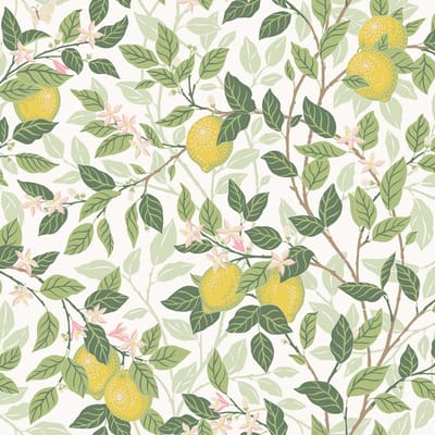 Boråstapeter Vliesbehang 5702 - Orangeri - Botanisch Wit - 53cm x 10.05m