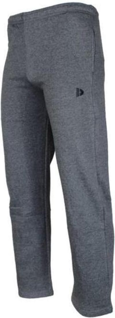Donnay - Joggingbroek rechte pijp dunne kwaliteit (Nigel) - Sportbroek - Heren - Charcoal-marl (037) - maat S