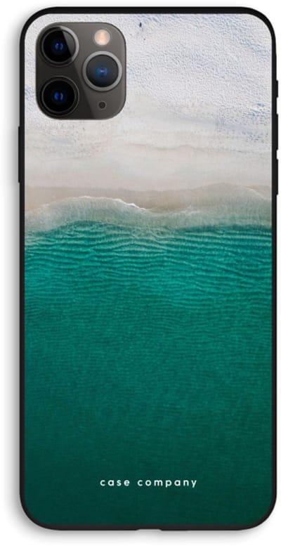 Case Company® - Hoesje geschikt voor iPhone 11 Pro Max hoesje - Stranded - Biologisch Afbreekbaar Telefoonhoesje - Bescherming alle Kanten en Schermrand