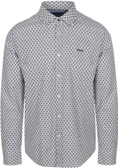 NZA Overhemd Jaden Linnen Blend Blauw - Maat L - Heren - Overhemden Casual