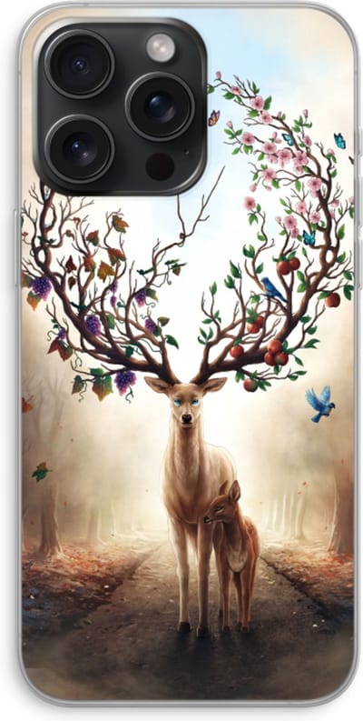 Case Company® - Hoesje geschikt voor iPhone 15 Pro Max hoesje - Seasons Change - Soft Cover Telefoonhoesje - Bescherming aan alle Kanten en Schermrand