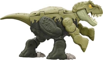 Jurassic World FIERCE CHANGERS DOUBLE DANGER Tyrannosaurus Rex & Ankylosaurus