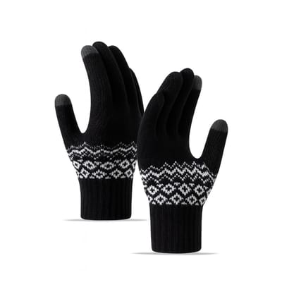 Touchscreen Winter Handschoenen Unisex One Size Zwart