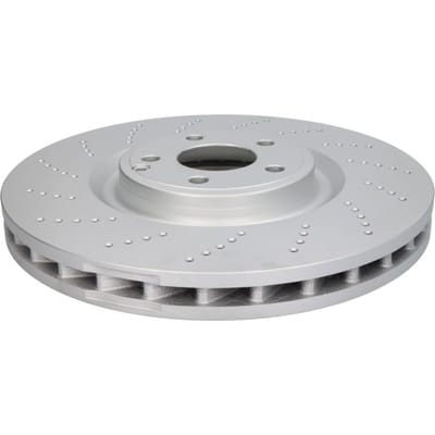 Remschijf TEXTAR 92283905 voorkant, geventileerd, geperforeerd, sterk gecarboniseerd, 1 Stuk