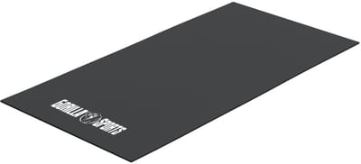 Gorilla Sports Vloermat - Vloerbeschermer - 120 x 60 cm - Zwart