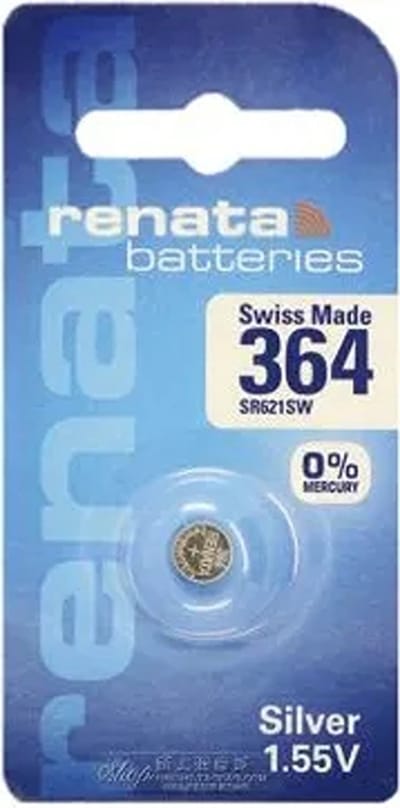 Renata SR621SW 364 Horloge Zilveroxide 10 stuks