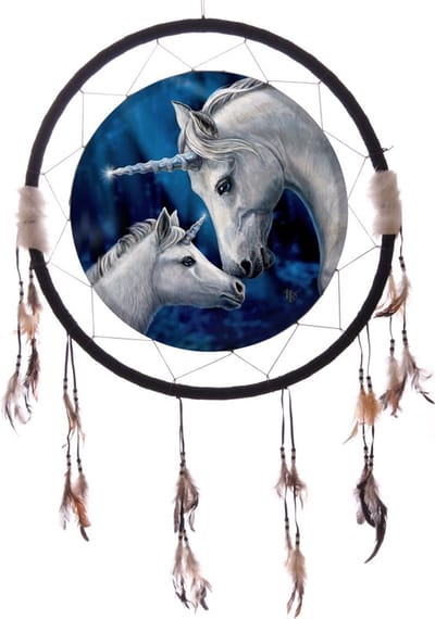 Dromenvanger eenhoorn met veulen 60cm Lisa Parker - sacred love