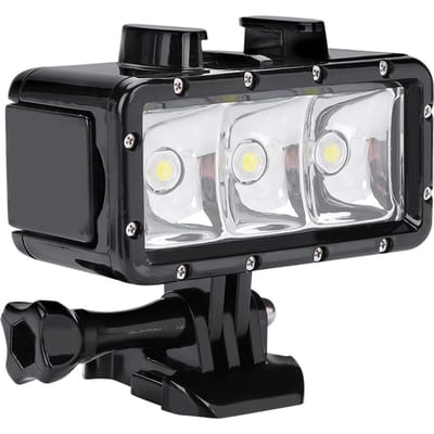 30m 98.4ft Mini Onderwater Waterdicht Duiken LED Videolamp Vullicht voor Hero voor SJCam