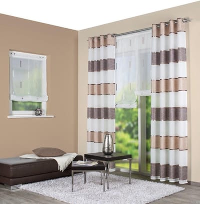 Kant-en-klare Sjaal - Decoratieve Sjaal - Woonkamer Decoratie - Jacquard Patroon - 225 x 140 cm - Cappuccino