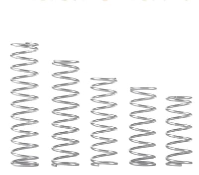 10 stuks roestvrijstalen compressieveren, 0,7 mm draaddiameter, 10 mm buitendiameter, 20 mm lengte voor diverse toepassingen