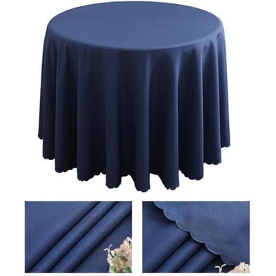Bankettafelkleed Rond Bruiloftstafelkleed Polyester Tafelkleden Voor Eettafel Thuis Hotel Restaurant Tafelkleed Decor diameter 240cm