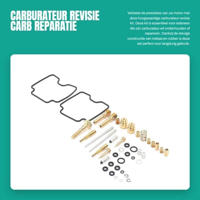 Dailygoods- Carburateur Reparatie Set - Afdichtingen - Motor Carburateur Onderhoudsset - Geschikt voor Raptor 660 YFM660R - Duurzaam Materiaal - Corrosiebestendig - Carburateurreparatieset