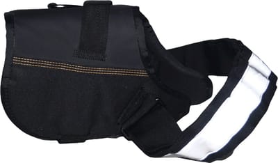 51 DEGREES NORTH Wanderful Hondentuig / Hondenharnas - Polyester - Waterbestendig - Black - Maat 7 - Borstomvang: 96 - 138 cm (GRAAG ALVORENS BESTELLEN OPMETEN)