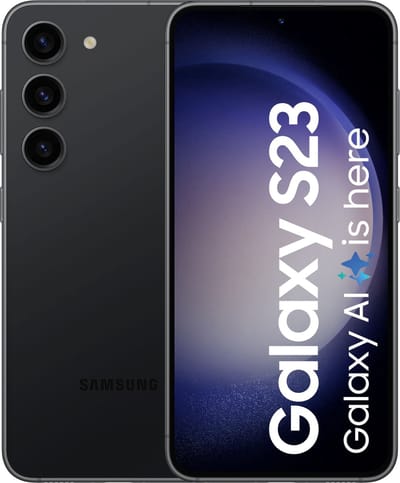 Refurbished Samsung Galaxy S23 5 8GB RAM+128GB/256GB Smartphone eSIM+SIM Ontgrendeld Noir 8+128GB zwart