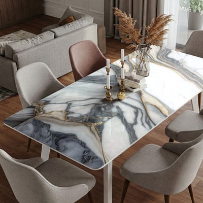 Rol waterdicht klevend - Wasbare werkbladsticker - MARUVA EPOXY - 60x100cm