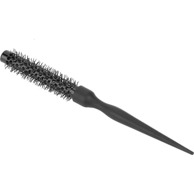 Zwarte Aluminium Tube Roller Kam Ronde Kapperskam Haarstyling Kam Kapsel Tool 03# 47mm / 1.9in gray