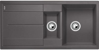 Blanco Metra 6 S manueel opbouw rock grey 518878 spoelbak