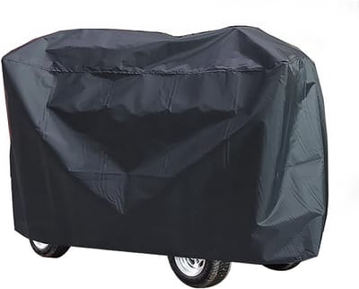 Scootmobielhoes - Beschermhoes Voertuig - Bescherming Buiten - Waterdicht UV-bestendig - 140x66x91 cm - Zwart